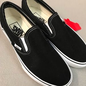 Vans Slip on Platform Black/White